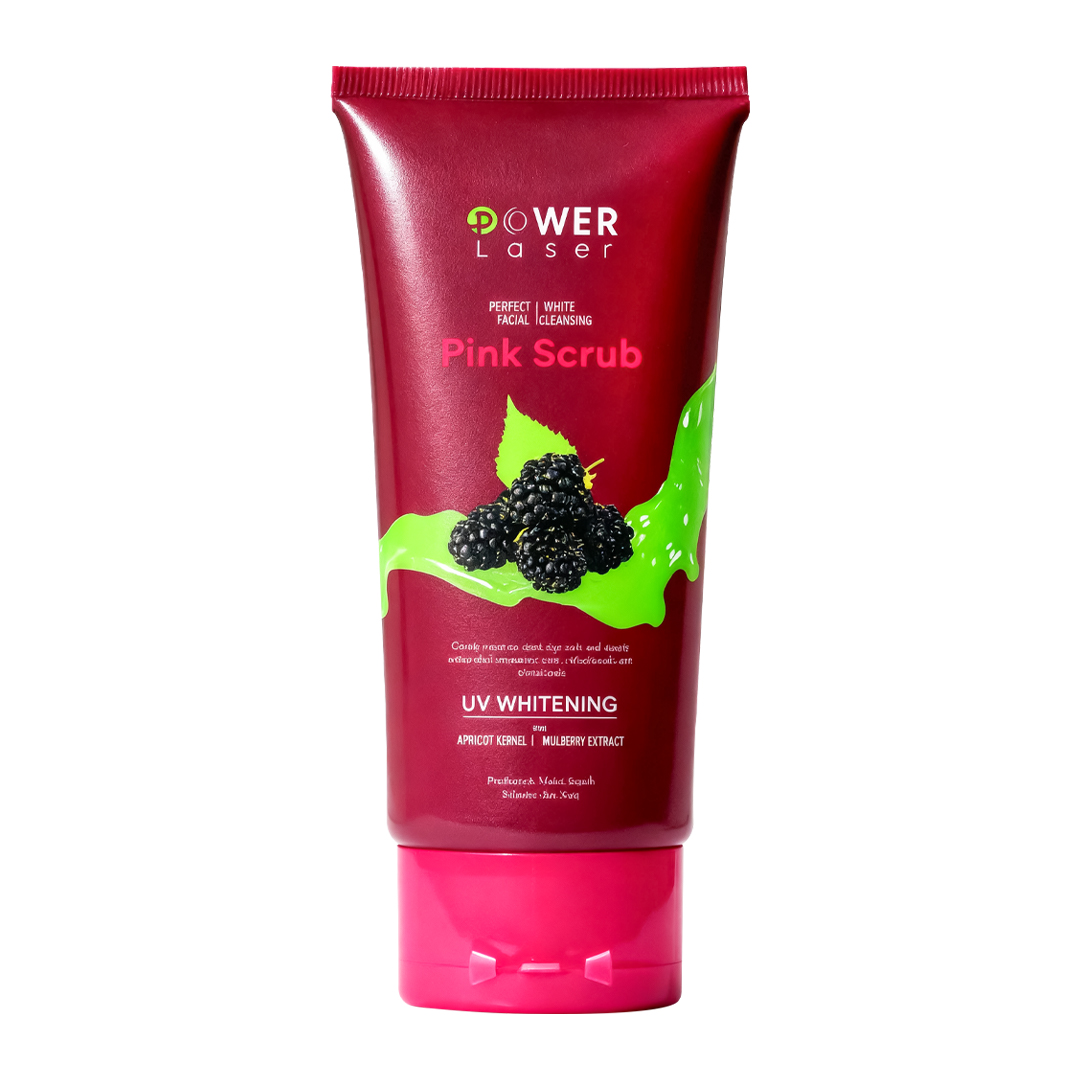 Power Laser Pink Scrub